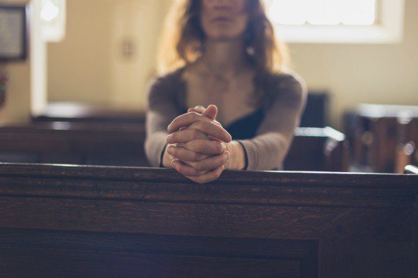 Woman praying